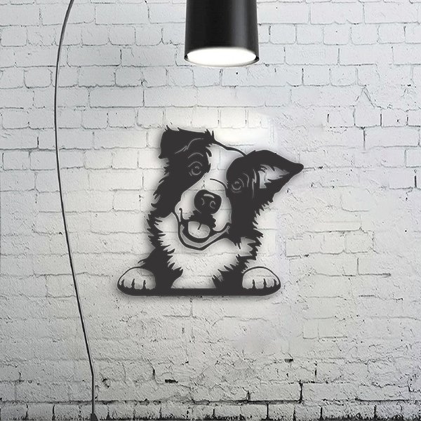 Border Collie Metal Art Eastern Suburbs Laser Cutting