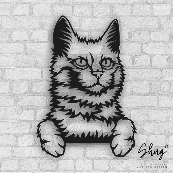 Turkish Angora Metal Art