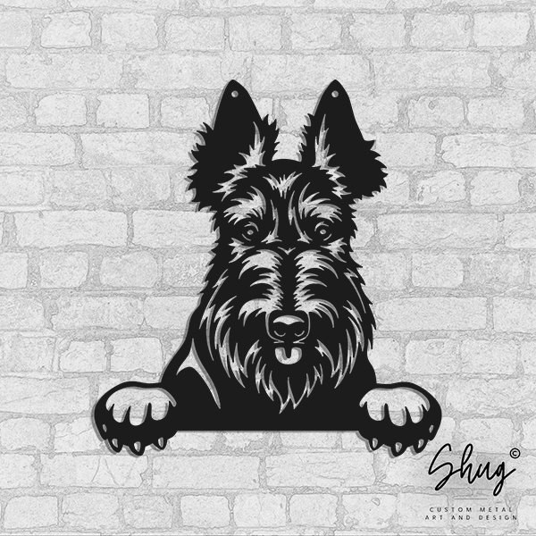 Scottish Terrier Metal Art