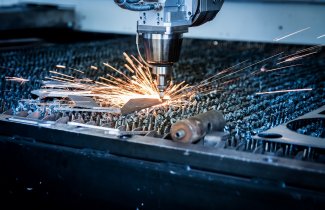 Metal Laser Cutter in Action