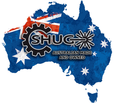 Shug Australian Made Metal Art Logo