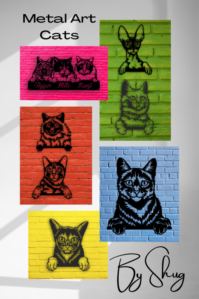 Metal Art Cats Banner