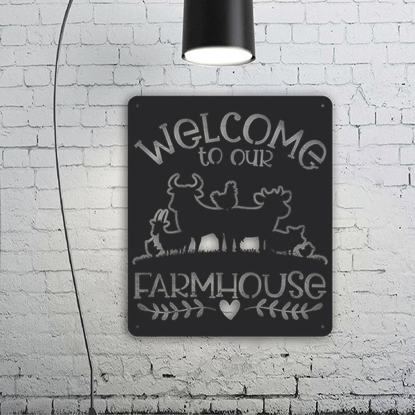Welcome to our farmhouse metal art