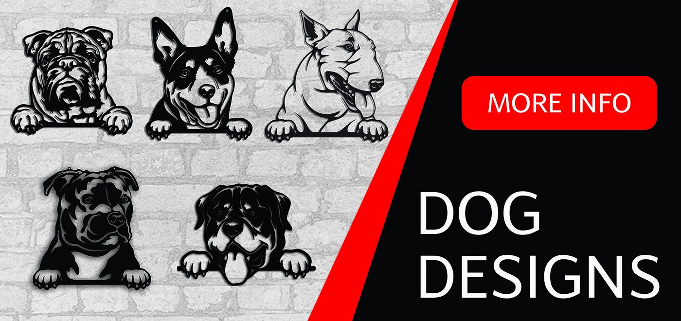 Dog Metal Art Designs